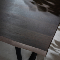 Ausziehbarer Tisch aus furnierter Eiche 200/300x100 Timber