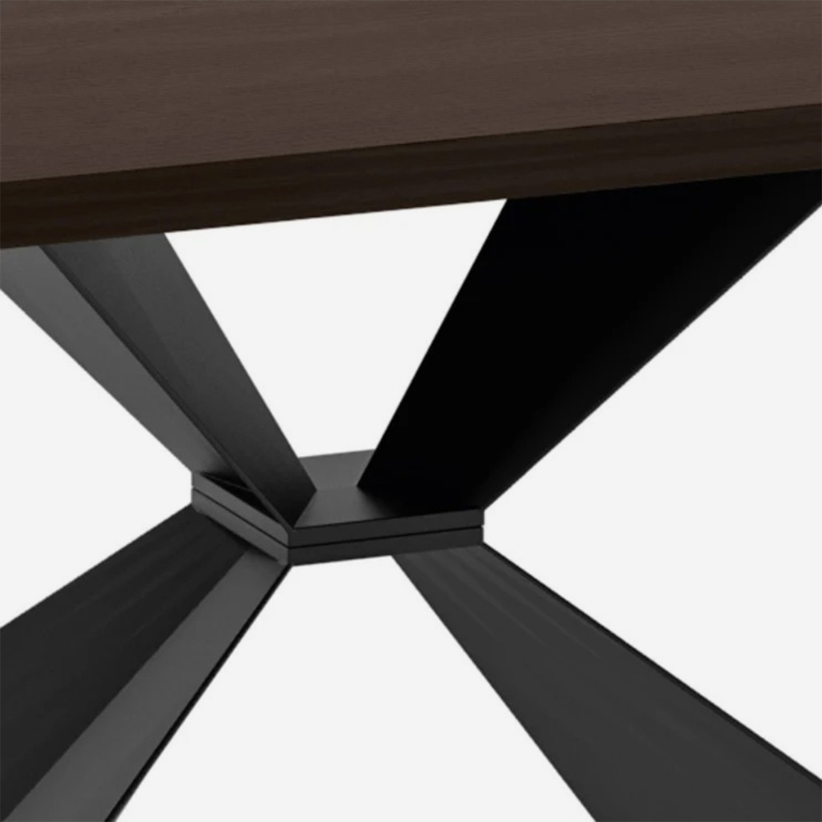 Mesa de comedor extensible de madera y metal 200/300x100 Taurus