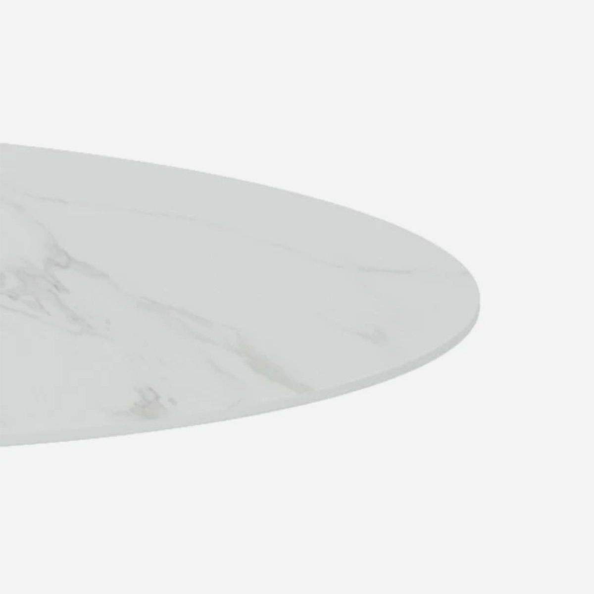 Tavolo rotondo in ceramica e metallo da pranzo Circe 120