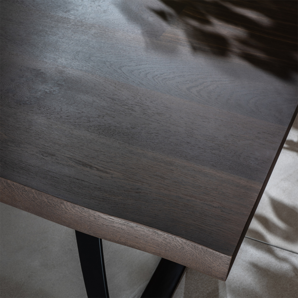 Mesa de comedor extensible de madera y metal 160/240x90 Timber