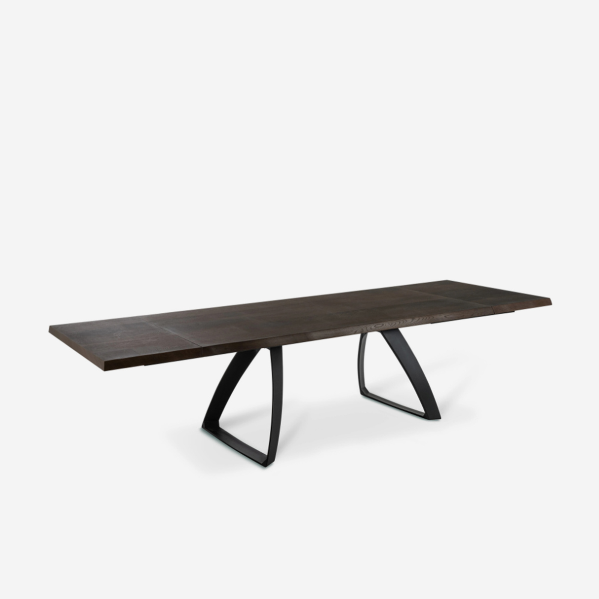 Mesa de comedor extensible de madera y metal 160/240x90 Timber