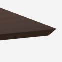 Tavolo da pranzo fisso 200x100 in legno e metallo Taurus