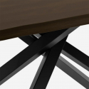 Mesa extensible en roble chapado 160/240x90 Blake