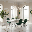 Tavolo allungabile da pranzo 130/210x80 cm Belfort