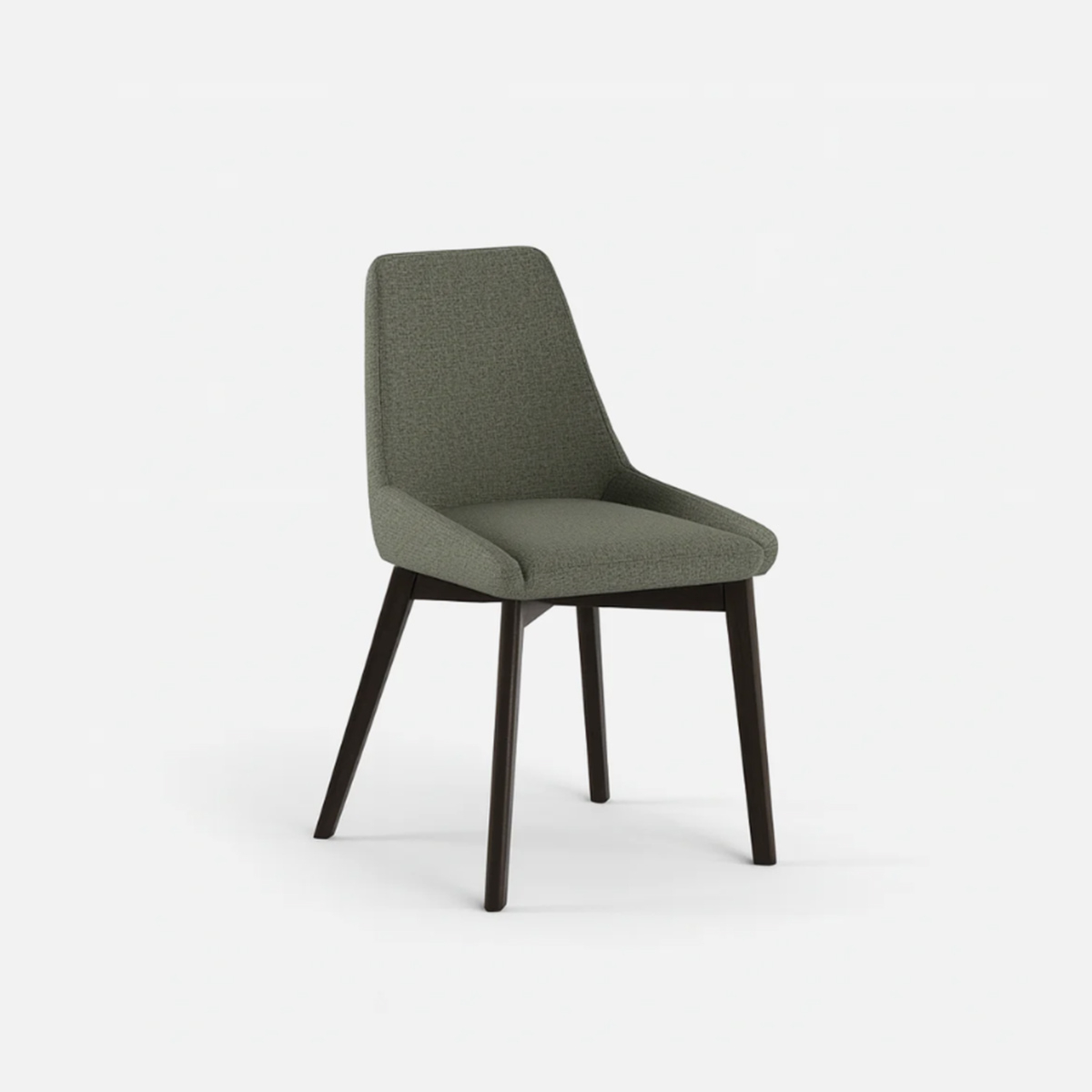 Set de 4 sillas de comedor tapizadas en tela Erythea