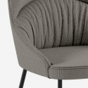 Set mit 4 gepolsterten Stoffstühlen Easy-Clean Harmony