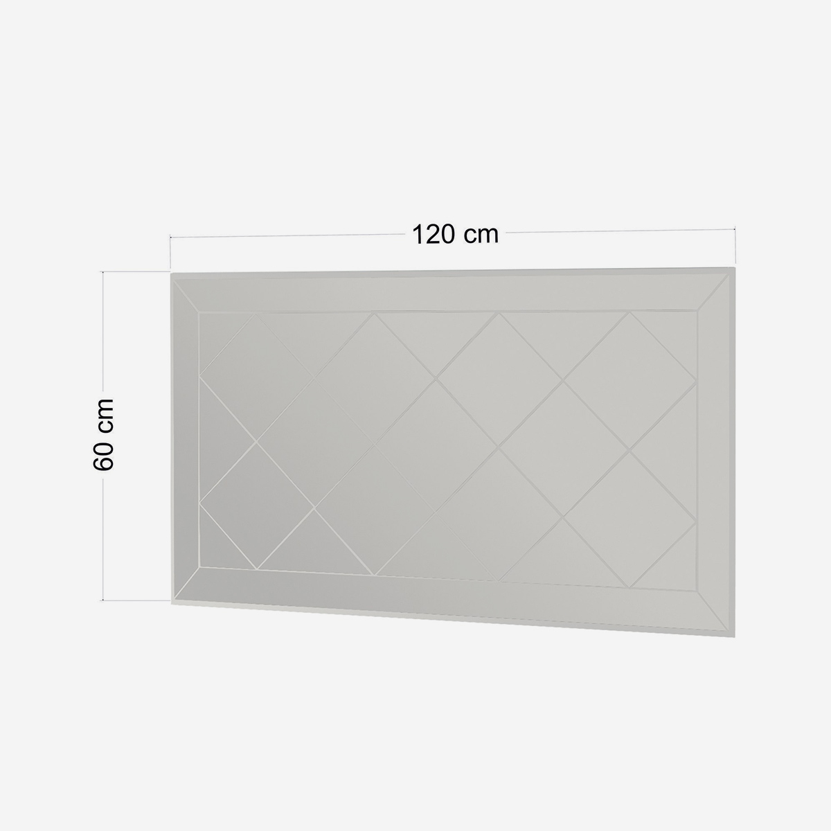 Espejo de pared decorativo rectangular Pauli
