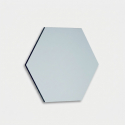 Miroir mural hexagonal en MDF Zeo