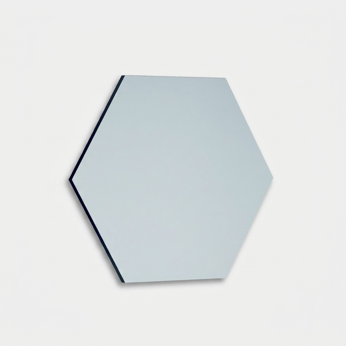 Miroir mural hexagonal en MDF Zeo