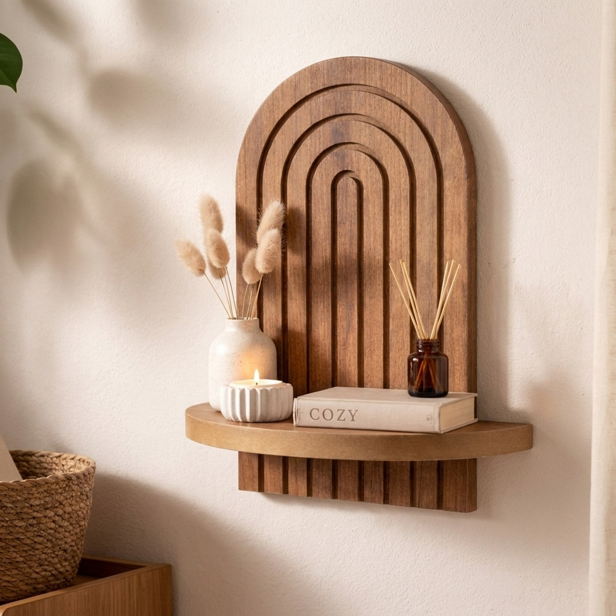 Dekoratives Wandregal aus MDF Baluardo