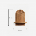 Dekoratives Wandregal aus MDF Baluardo