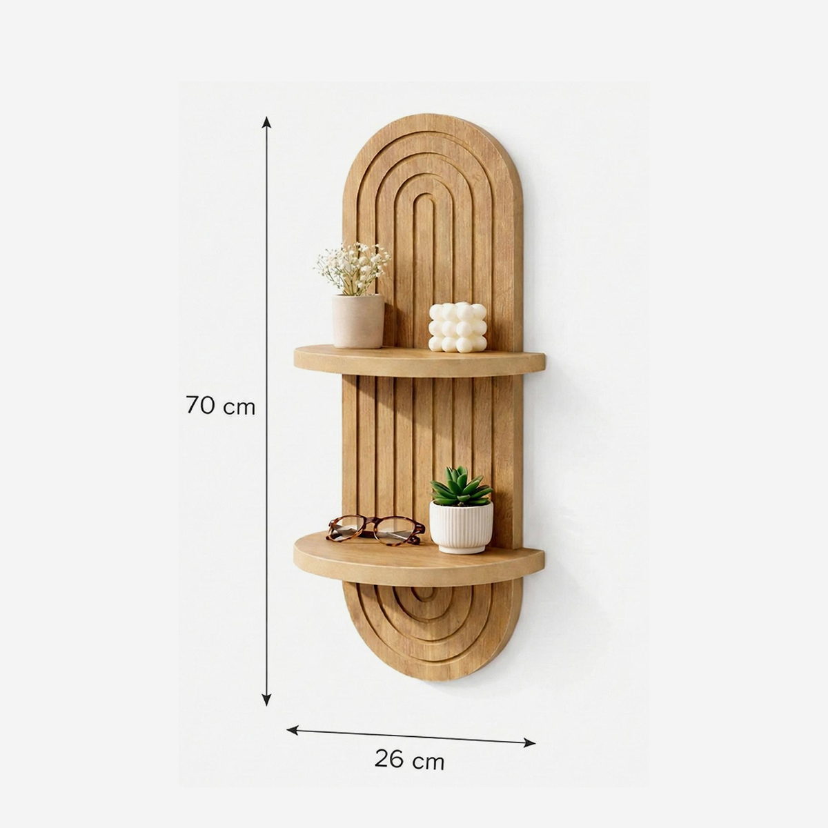 Estante de pared decorativo en MDF Thermal