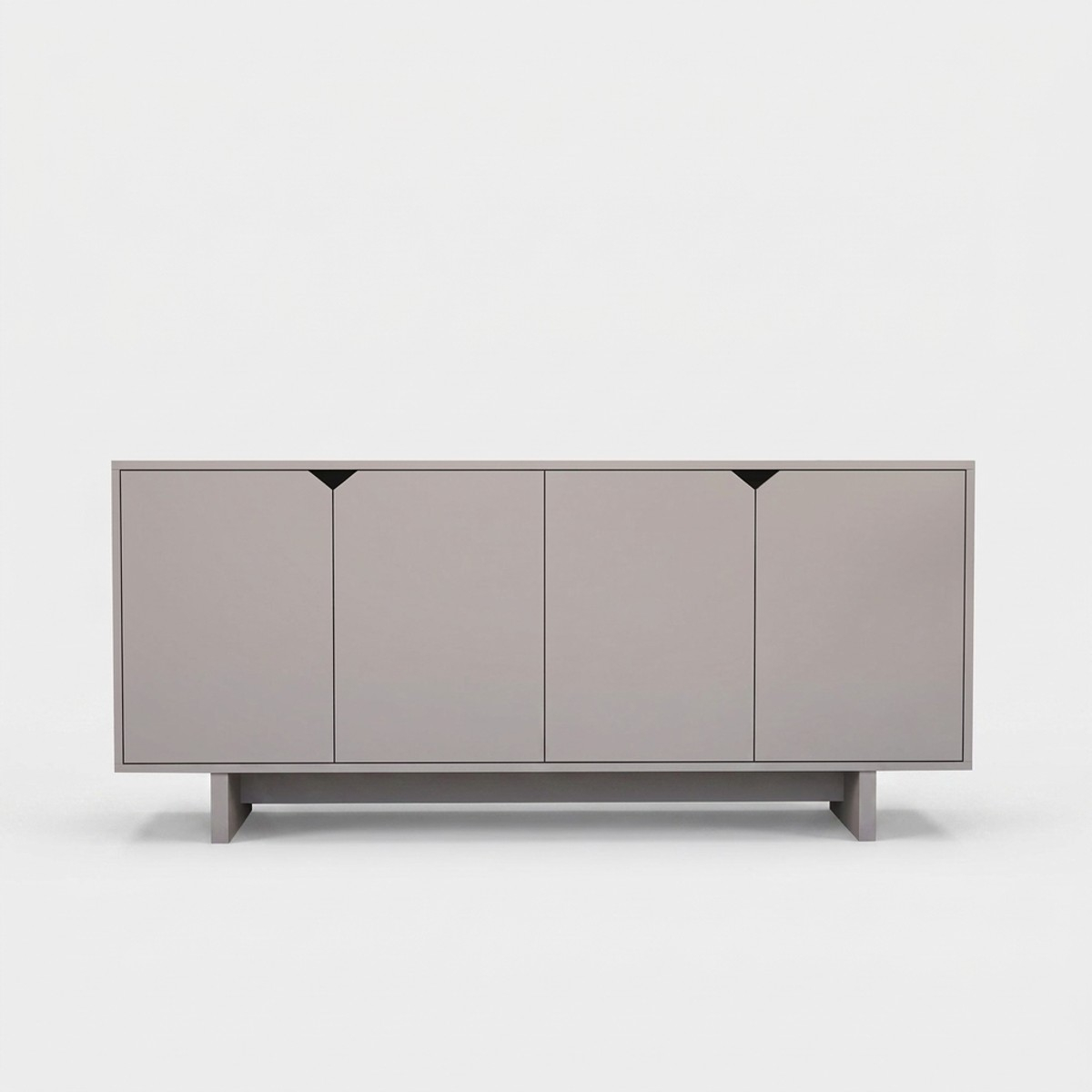 Buffet console moderne avec étagères et portes Oz