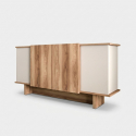 Konsolen-Sideboard Diana mit Regalböden und Türen für das Wohnzimmer
