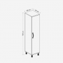Armario multiusos ahorraespacio de 1 puerta Seul