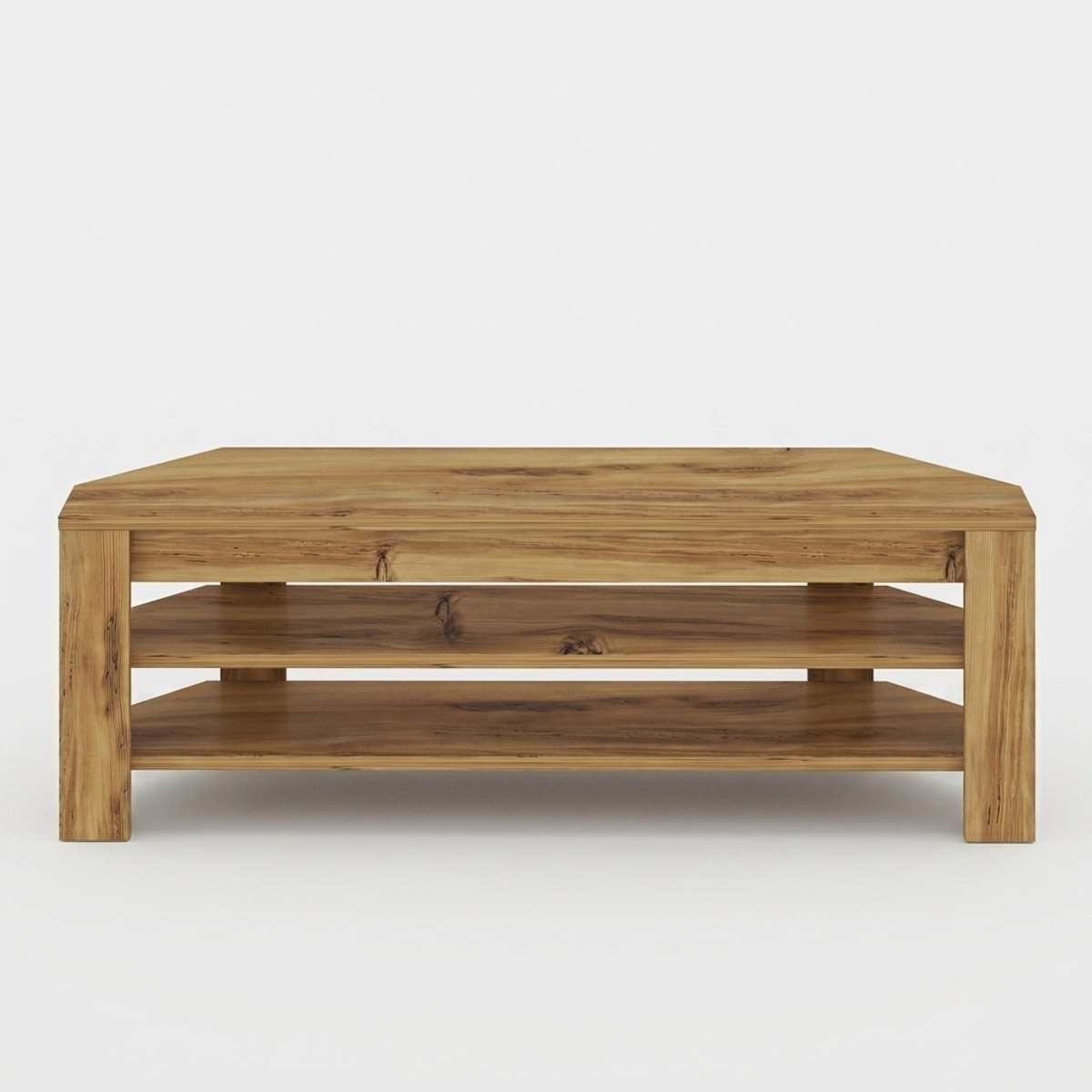 TV-Schrank mit Regalböden aus Holzwerkstoff Corner