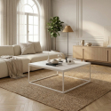 Moderner quadratischer Couchtisch Loni