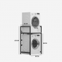 Mueble ahorraespacio para lavadora y secadora Focus