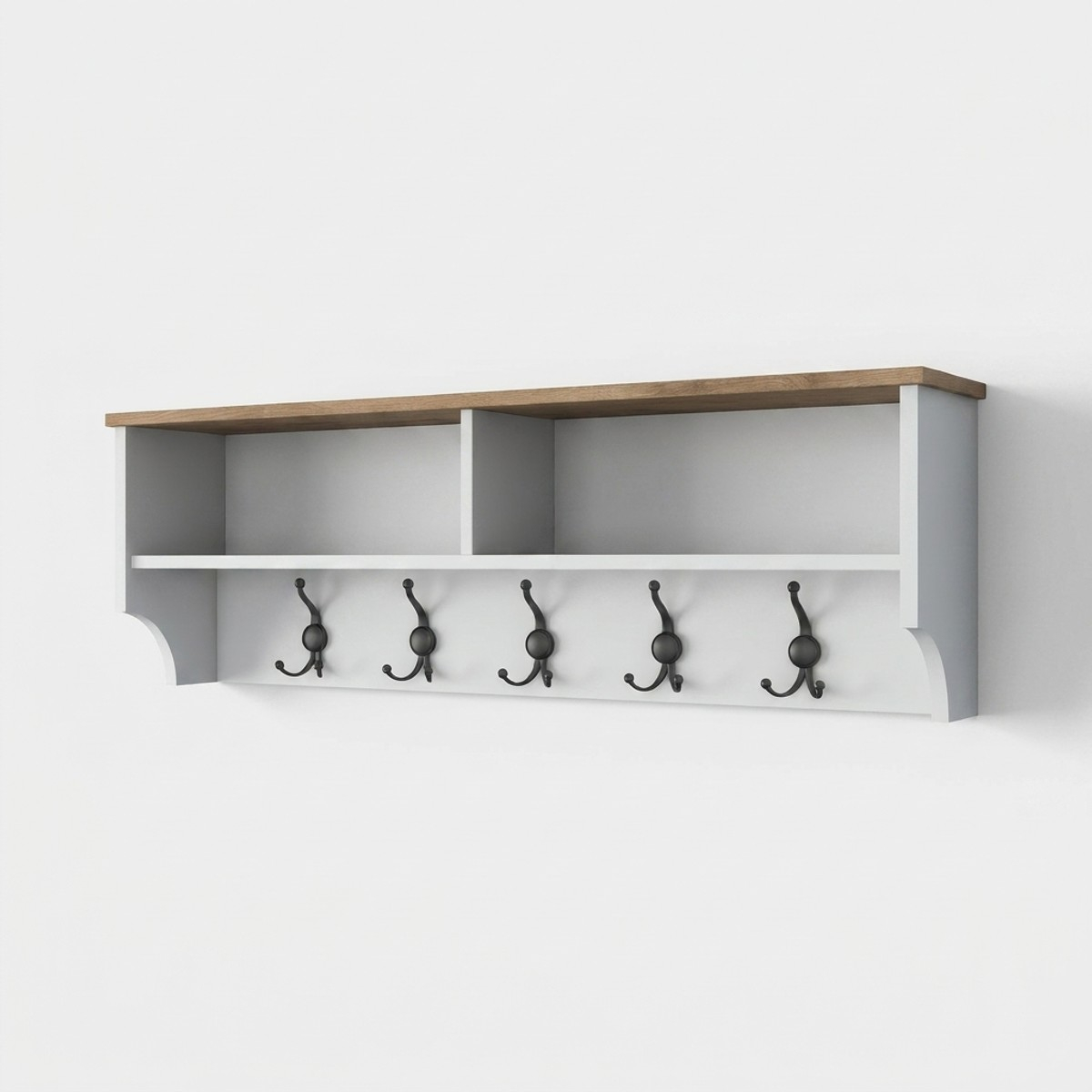 Wandgarderobe mit Ablagen für den Eingangsbereich P2