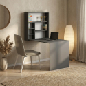 Bureau d’étude avec bibliothèque et étagères Sedir