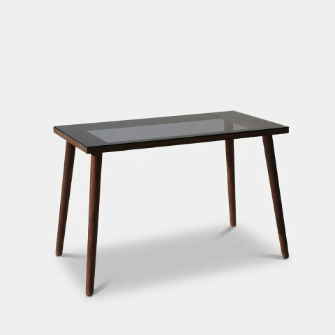 Bureau en verre trempé