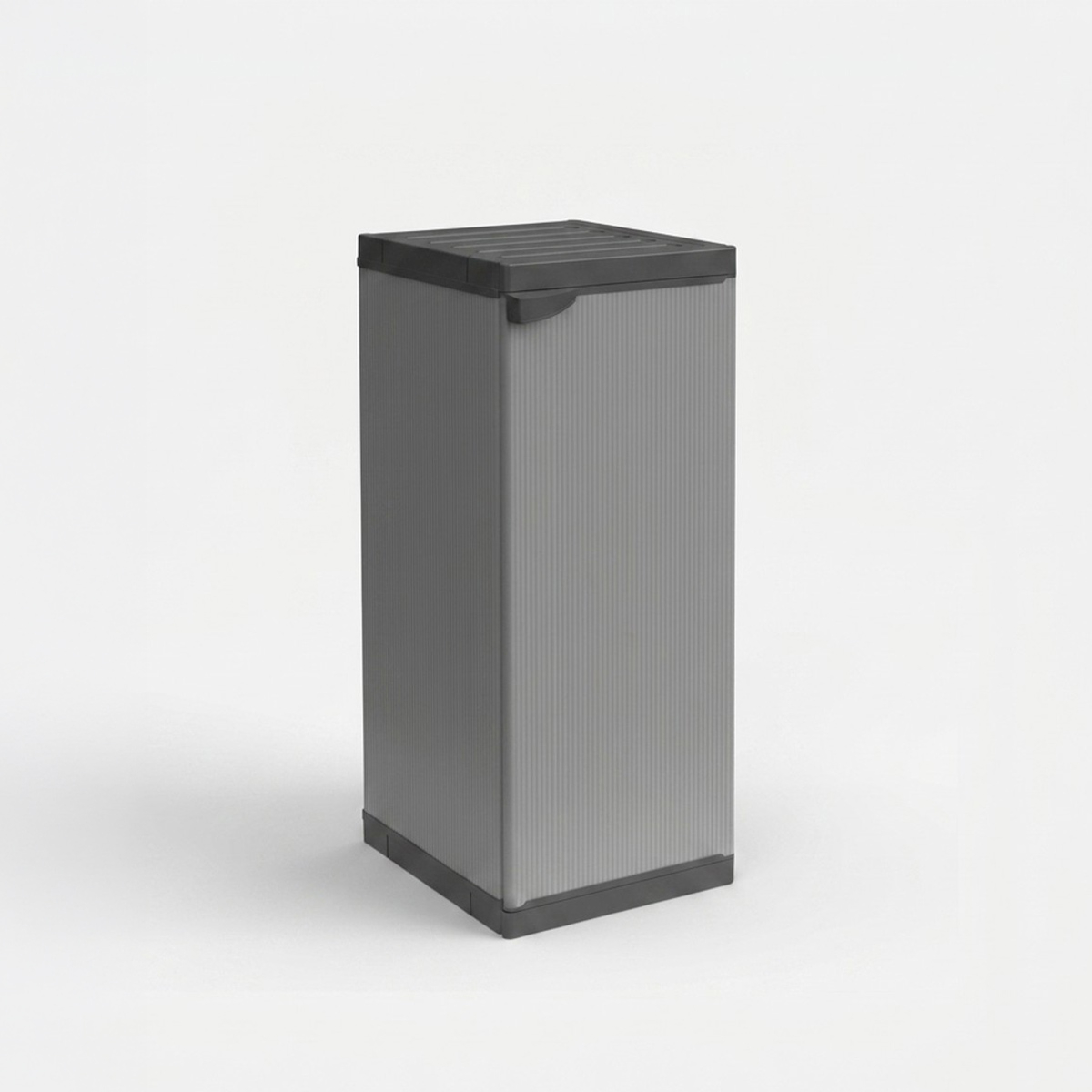 Armario de resina para exterior con 1 puerta y estantes Modular system