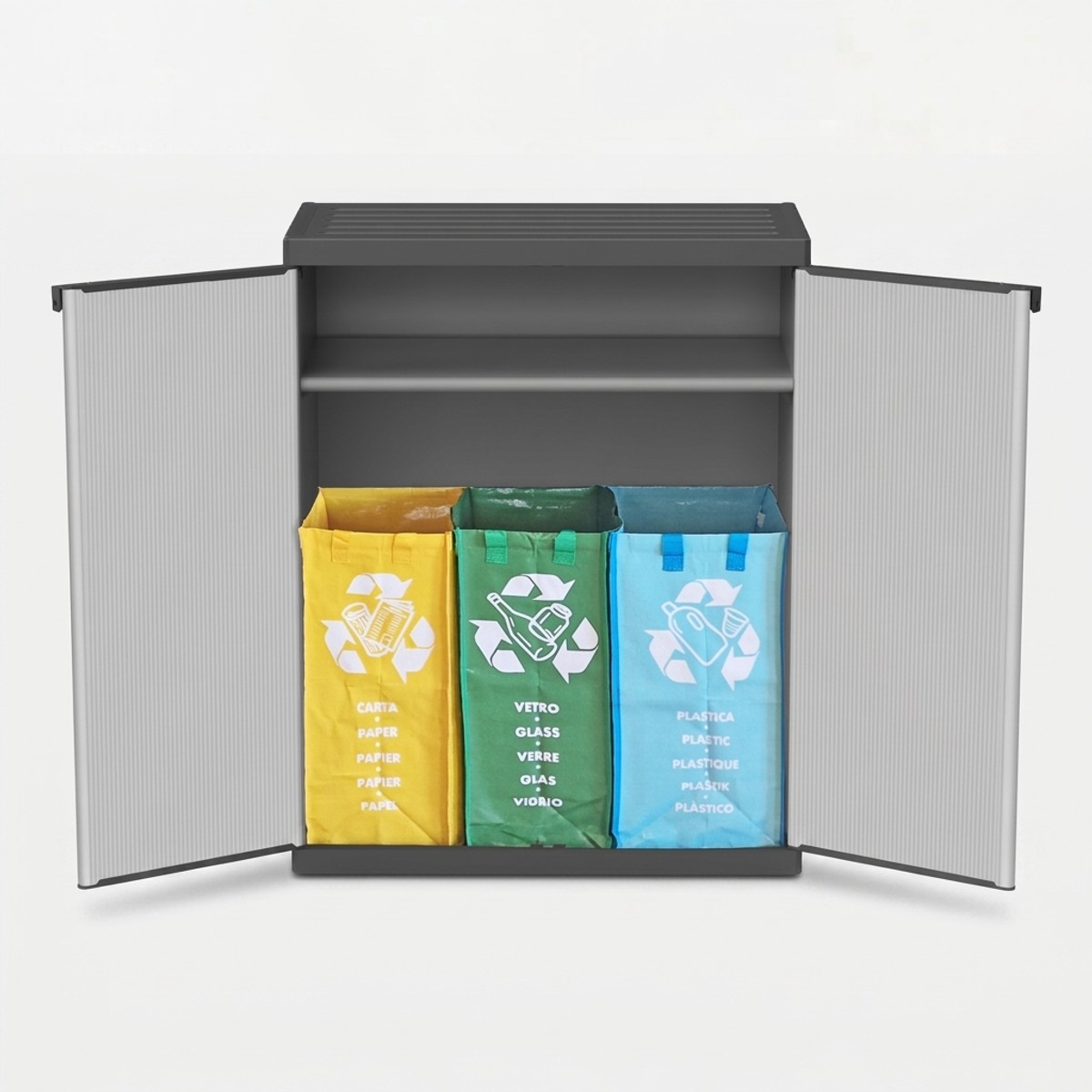 Armario para reciclaje interior y exterior Modular System