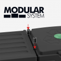 Armario para reciclaje interior y exterior Modular System