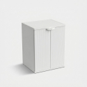 Mueble cubrelavadora para exterior e interior de resina Armonia