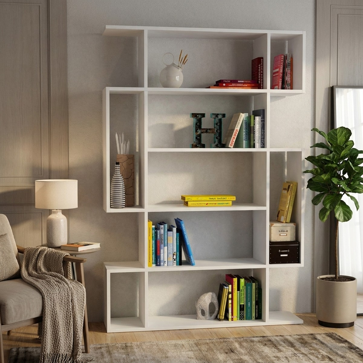 Modernes mehrstöckiges Bücherregal Mito