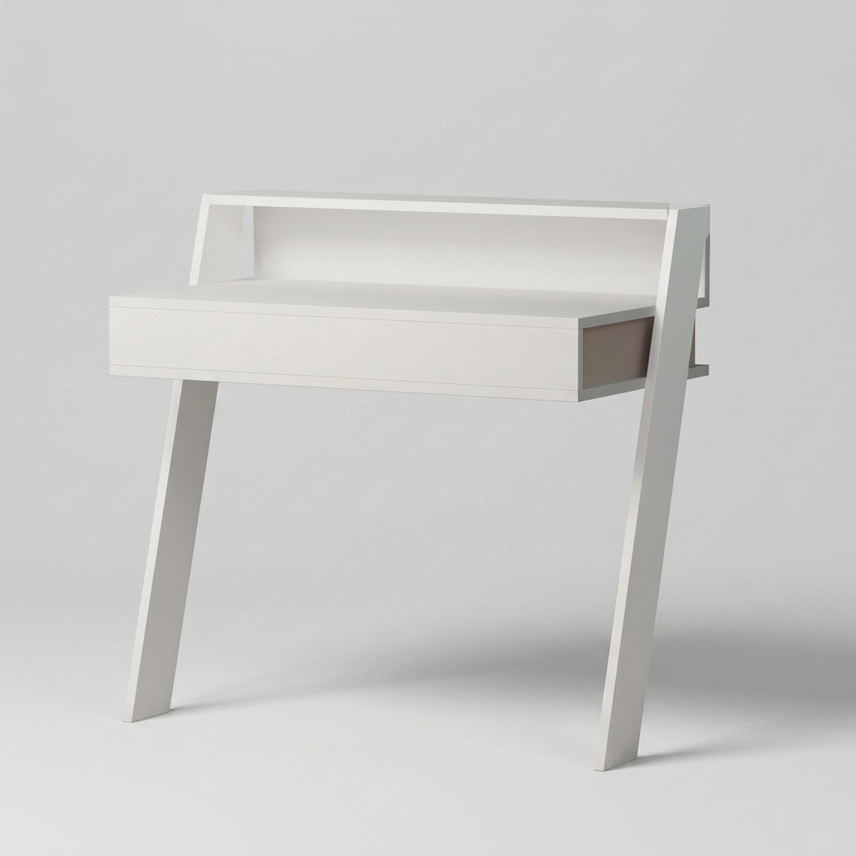 Escritorio de estudio compacto con cajón ahorraespacio Cowork
