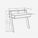 Escritorio de estudio compacto con cajón ahorraespacio Cowork