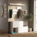 Garderobenmöbel mit Schuhschrank und Kleiderhaken Holdon