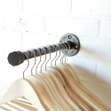 Perchero de pared de metal estilo industrial Velarium