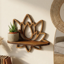 Estante de pared decorativo de contrachapado Raf