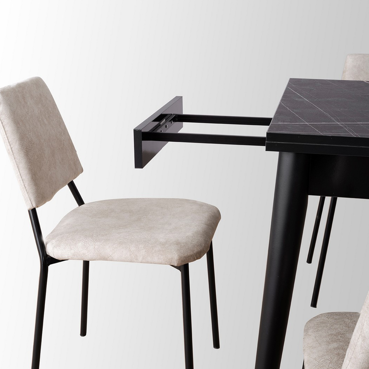 Tavolo da pranzo allungabile salvaspazio 80/160x80 Totem