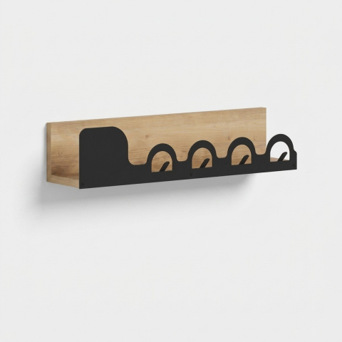 Perchero de pared metal Liora