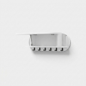 Perchero de pared con estante contenedor Kroma