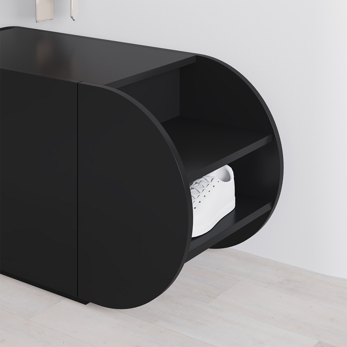 Mueble zapatero moderno ahorraespacio para entrada Pozy