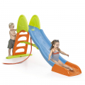 Toboggan de jardin en plastique pour enfants Super Mega Slide de Feber Promotion