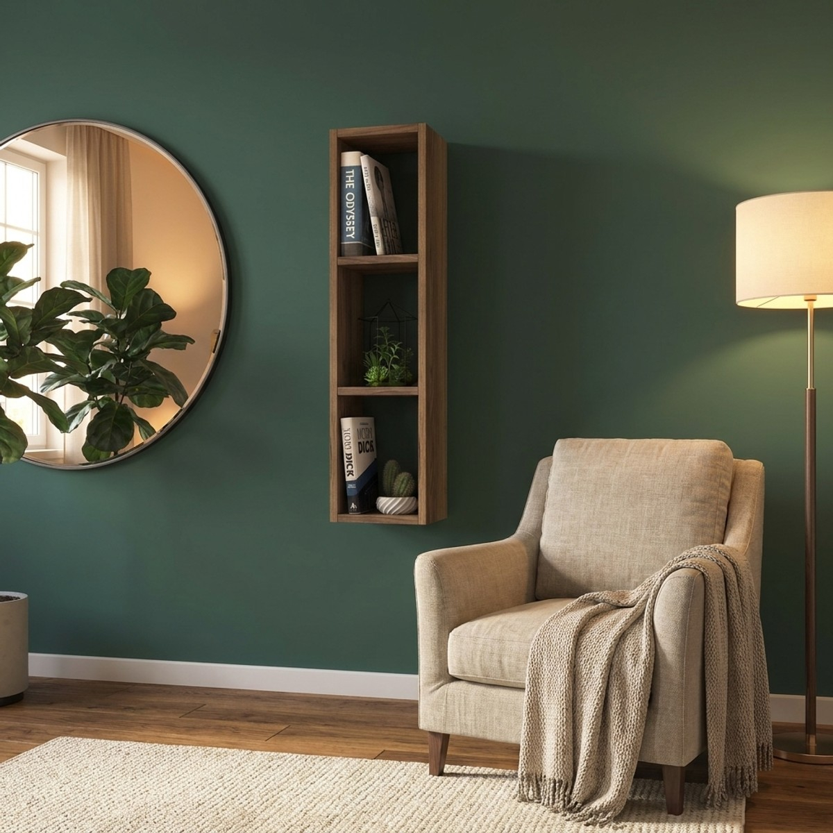 Estantería de pared flotante ahorraespacio Calida