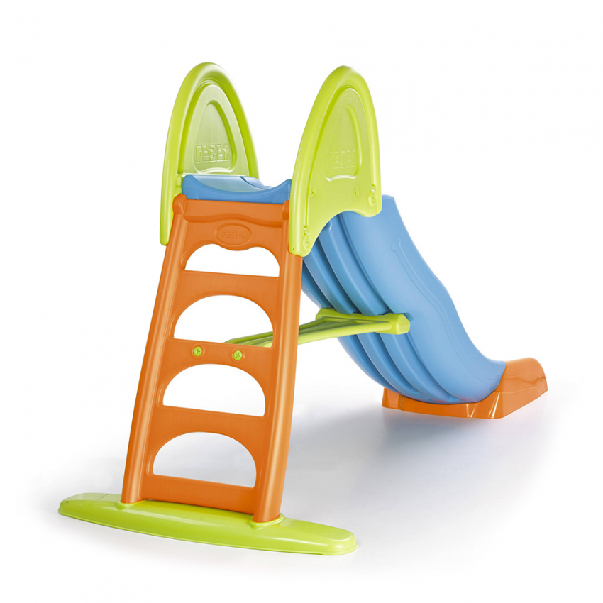 Toboggan de jardin en plastique pour enfants Super Mega Slide de Feber Offre