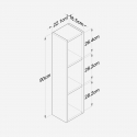 Estantería de pared flotante ahorraespacio Calida
