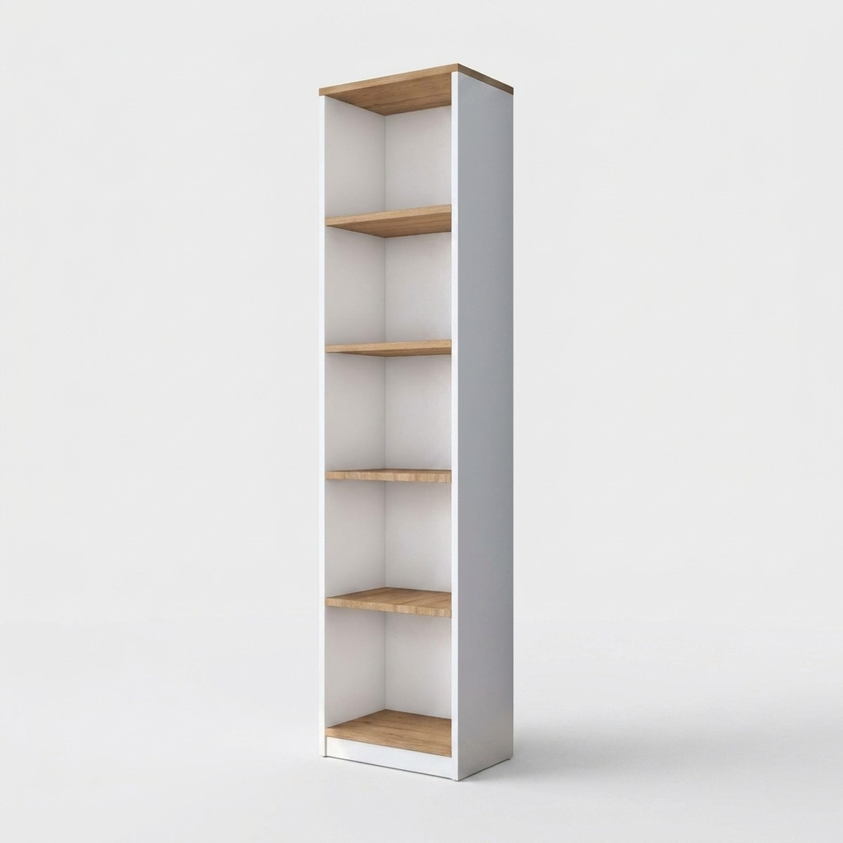 Escritorio de estudio con librería y estante ahorraespacio Mistral