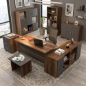 Set de muebles de oficina con escritorio y contenedores Vaelith