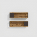 Estantes de pared modernos, juego de 2 piezas Krenith