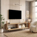Ensemble meuble TV et table basse de salon Nyrak