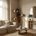 Estante de pared de diseño en madera engineered Theronis
