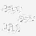 Set mobili soggiorno con porta TV e tavolino Protezione