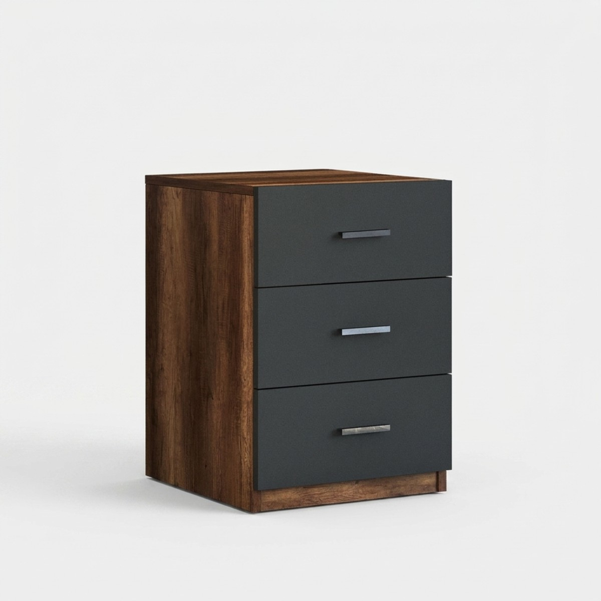 Cajonera de oficina compacta de 3 cajones Zarethin